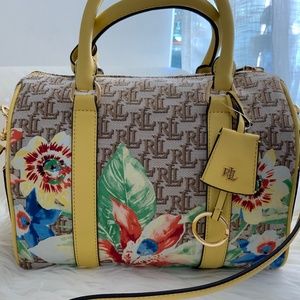 Monogram Jacquard Medium RALPH Lauren Original Brand New with tags!!!